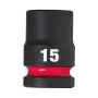DOUILLE SHOCKWAVE 1/2 HEX COURTE 15 MM