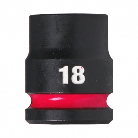 DOUILLE SHOCKWAVE 1/2 HEX COURTE 18 MM