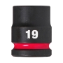 DOUILLE SHOCKWAVE 1/2 HEX COURTE 19 MM