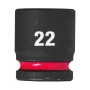 DOUILLE SHOCKWAVE 1/2 HEX COURTE 22 MM