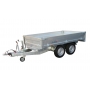 REMORQUE BENNE 256X148X30 FREINEE PTAC 2500 KG
