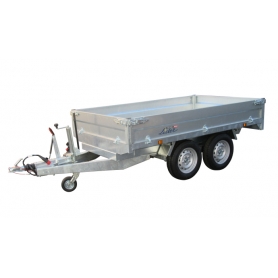 REMORQUE BENNE 256X148X30 FREINEE PTAC 2500 KG