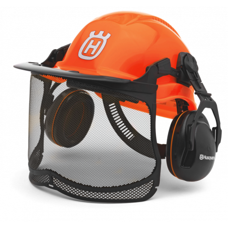 CASQUE FORESTIER FUNCTIONAL ORANGE FLUO