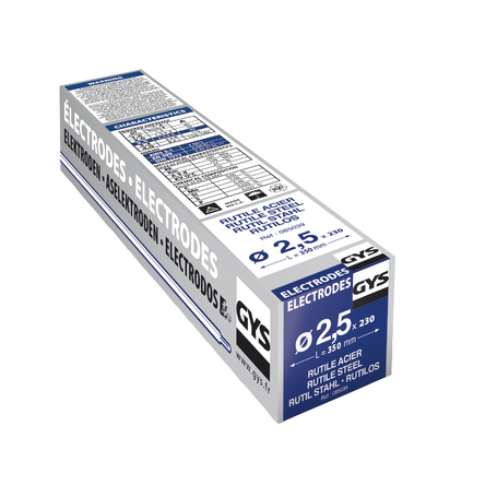 230 ELECT ACIER TYPE GY 38 DIAM 2 5 