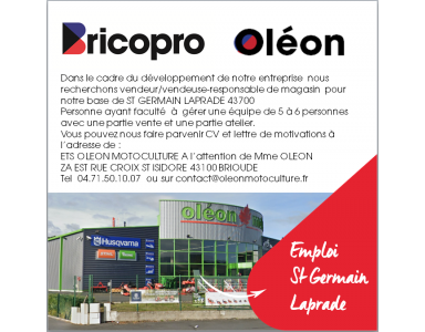 OFFRE D'EMPLOI SAINT-GERMAIN