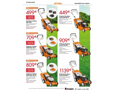  PROMO PRINTEMPS STIHL